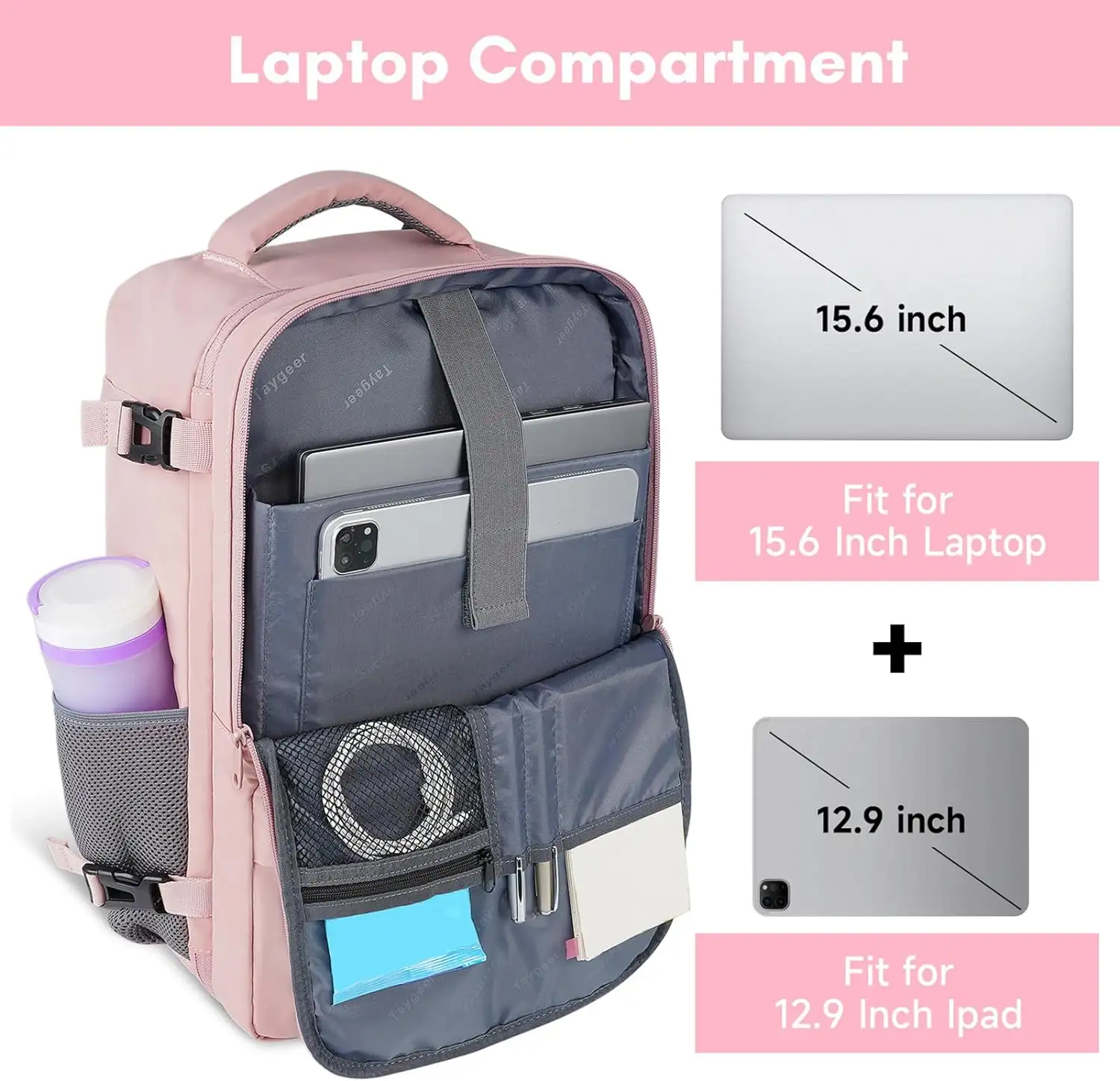 Taygeer Travel Backpack for Women - 711bhlqob9l._ac_sl1500_